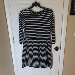 Forever 21 Kids Navy and White Striped Dress